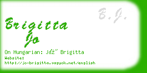 brigitta jo business card